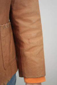 Brauner Lederblazer (Vintage)