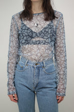 Laden Sie das Bild in den Galerie-Viewer, Y2K Mesh Top (Vintage)