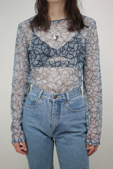 Y2K Mesh Top (Vintage)