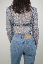 Laden Sie das Bild in den Galerie-Viewer, Y2K Mesh Top (Vintage)