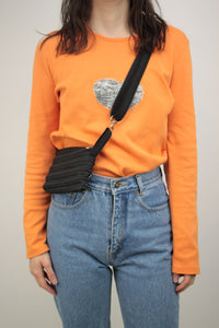 Minitasche schwarz (Vintage)