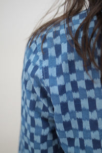 Gemusterte Bluse (Vintage)