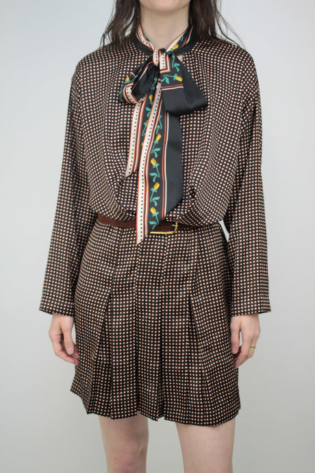 Minikleid mit Schleife