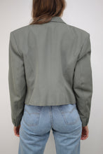 Laden Sie das Bild in den Galerie-Viewer, Crop Blazer khaki (Vintage)