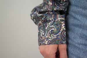 Seiden Paisley Hemd (Vintage)