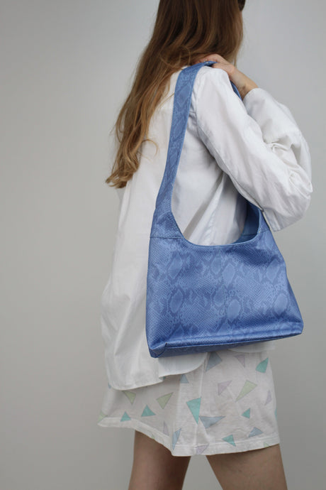 Y2K Schlangenmuster-Tasche