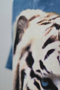 Blaues Tiger T-shirt (Vintage)