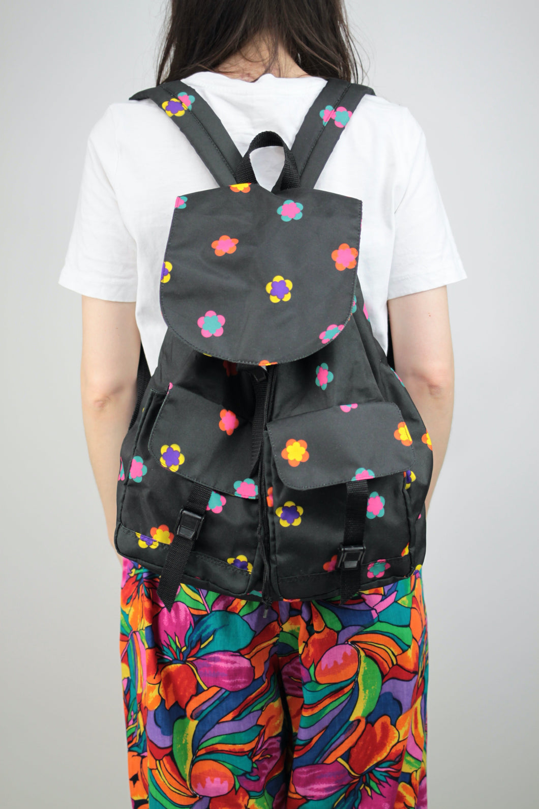 Blumen Rucksack (Vintage)