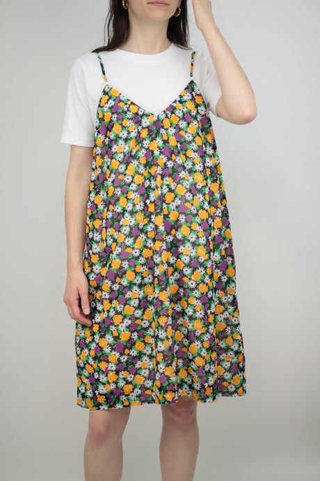 Blumen Trägerkleid (Vintage)
