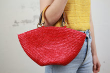 Laden Sie das Bild in den Galerie-Viewer, 🙂 Rote Strohtasche