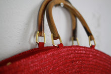 Laden Sie das Bild in den Galerie-Viewer, 🙂 Rote Strohtasche