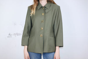Wollblazer khaki (Vintage)