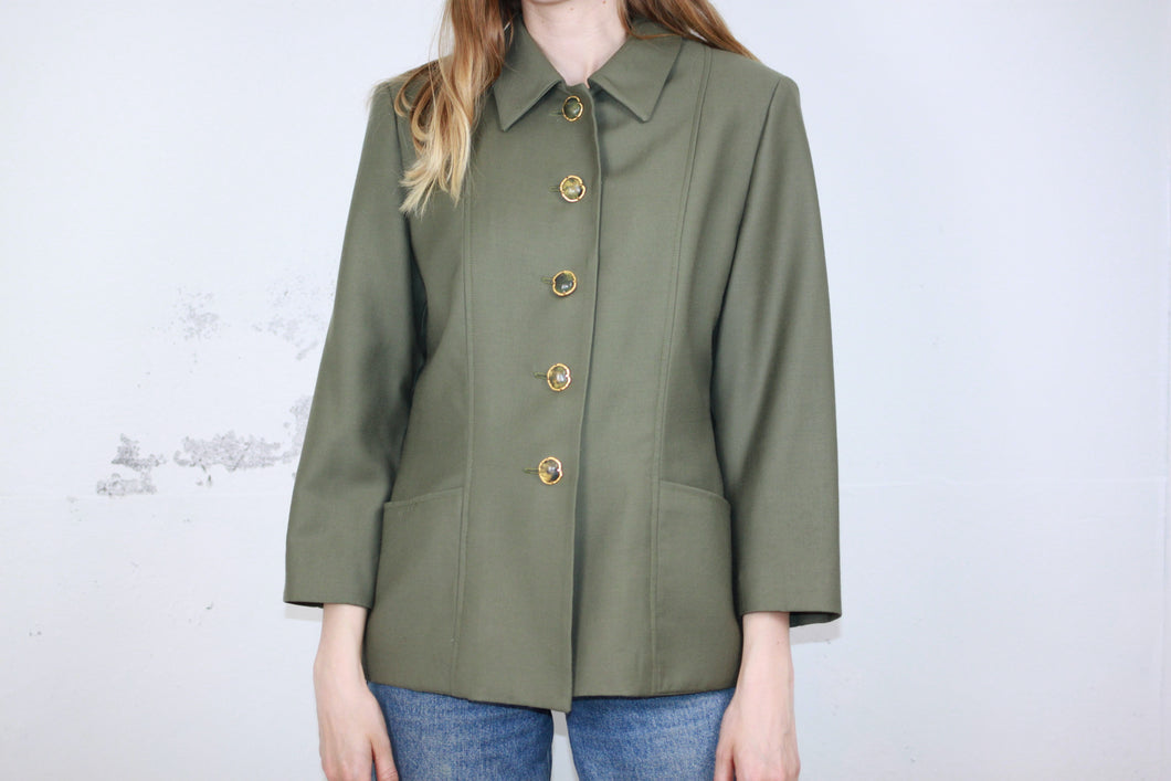 Wollblazer khaki (Vintage)