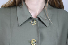 Laden Sie das Bild in den Galerie-Viewer, Wollblazer khaki (Vintage)