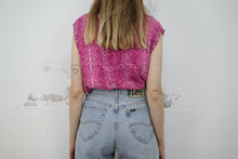 Laden Sie das Bild in den Galerie-Viewer, Vintage Schlangentop pink
