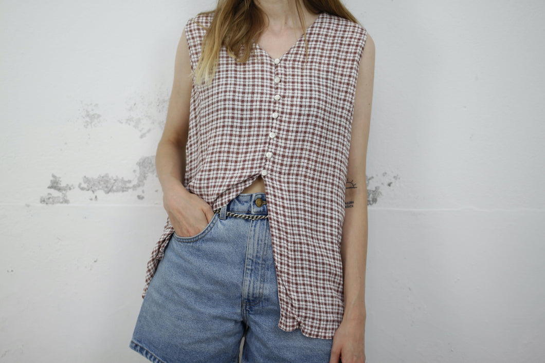 🙂 Bluse kariert (Vintage)