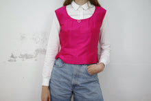 Laden Sie das Bild in den Galerie-Viewer, 🙂 Haute Couture Seidentop pink