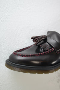 Dr Martens Leder-Loafers Bordeaux