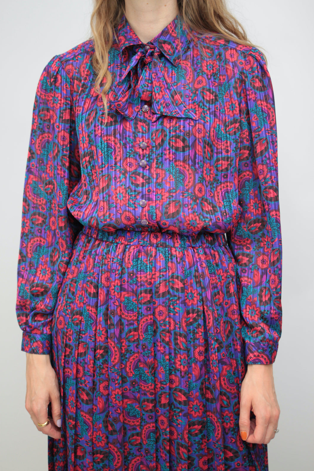 Schleifen-Bluse (Vintage)