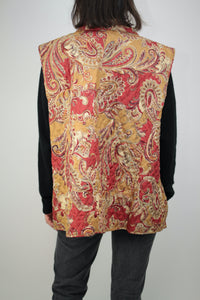Paisley Stepp-Weste (Vintage)