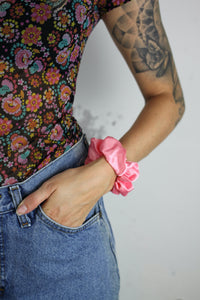 Satin Scrunchie "Erdbeersmoothie"