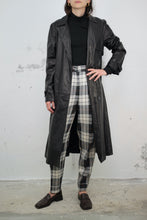Laden Sie das Bild in den Galerie-Viewer, Alexander McQueen Ledermantel