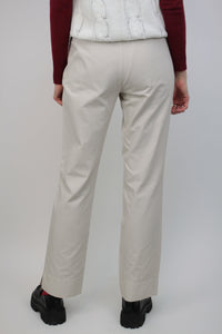 Beige Stoffhose