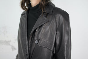 Alexander McQueen Ledermantel