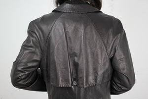 Alexander McQueen Ledermantel