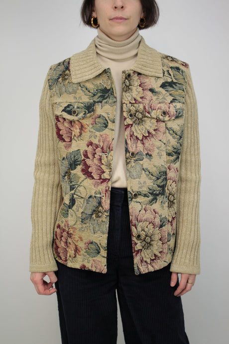 70er Blumencardigan (Vintage)