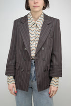 Laden Sie das Bild in den Galerie-Viewer, Y2k gestreifter Blazer