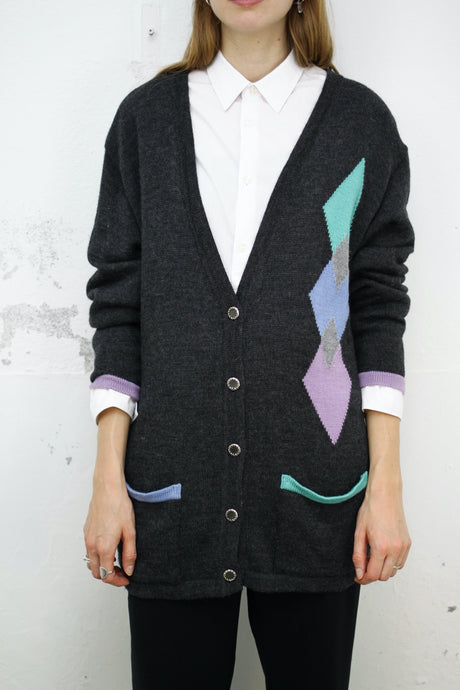 Woll-Cardigan (Vintage)