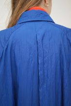 Laden Sie das Bild in den Galerie-Viewer, Blauer Oversize Mantel (Vintage)