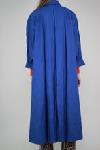 Laden Sie das Bild in den Galerie-Viewer, Blauer Oversize Mantel (Vintage)