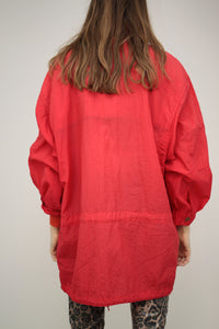 Rote Windjacke (Vintage)