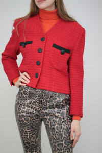Kurzer Wollblazer (Vintage)