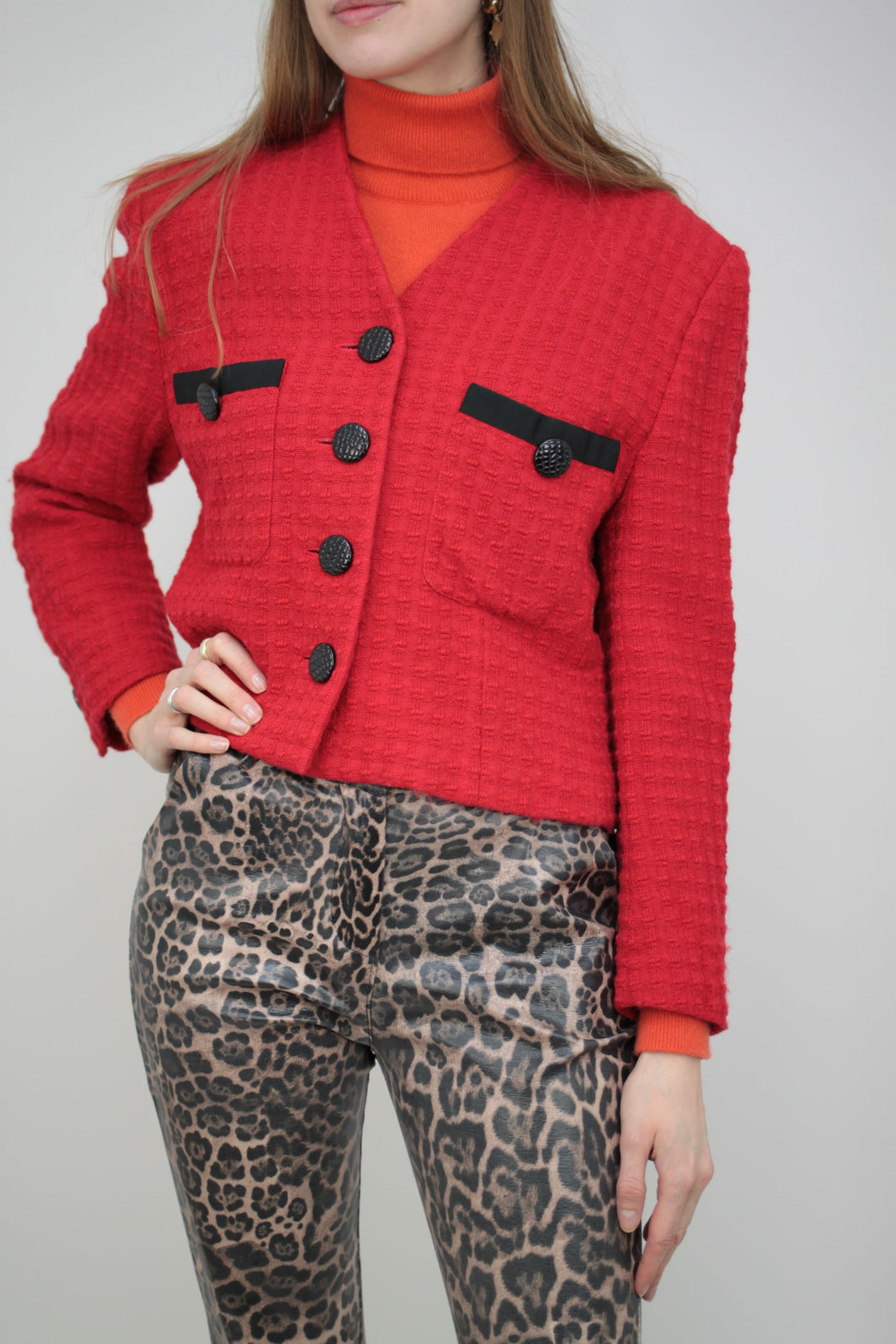 Kurzer Wollblazer (Vintage)