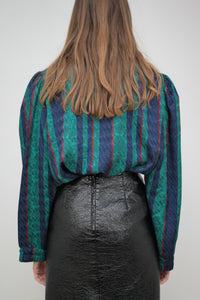 Bunte Paisley Bluse (Vintage)