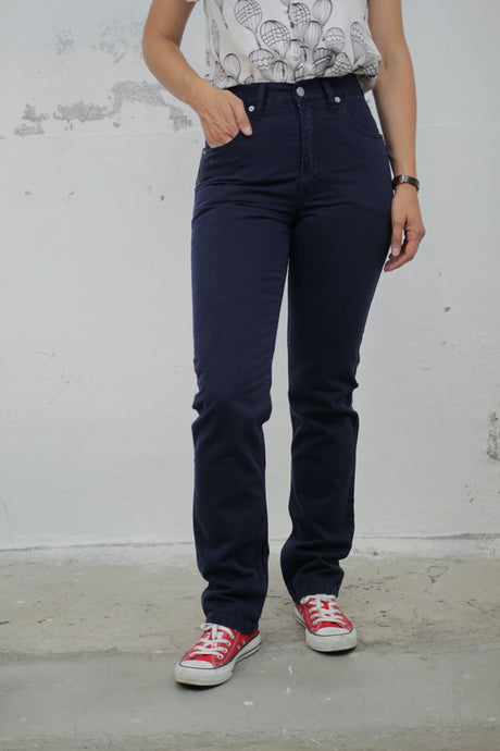 Mom-Jeans dunkelblau (Vintage)