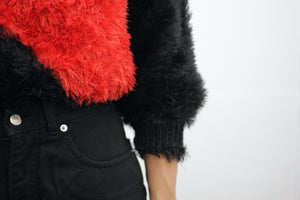😀 Fluffy-Pullover (Vintage)