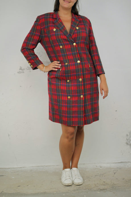 Vintage Tartan-Kleid