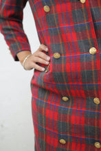 Laden Sie das Bild in den Galerie-Viewer, Vintage Tartan-Kleid