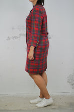 Laden Sie das Bild in den Galerie-Viewer, Vintage Tartan-Kleid