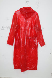 Rote Regenjacke