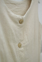 Laden Sie das Bild in den Galerie-Viewer, Leinenkleid beige (Vintage)